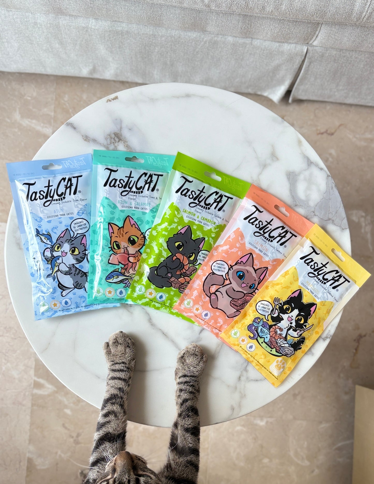 Mix de Sabores Tasty Cat – 5 Sobres