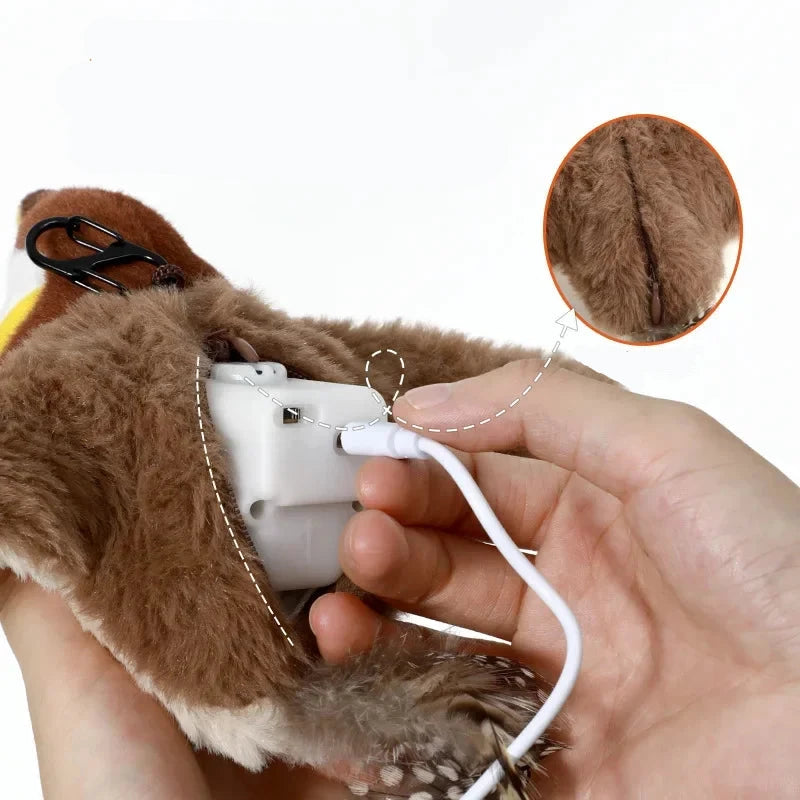 Pájaro "Real": Juguete Interactivo con Sonido y Movimiento