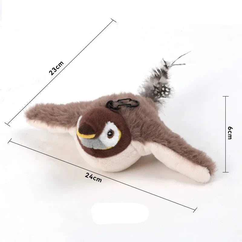 Pájaro "Real": Juguete Interactivo con Sonido y Movimiento