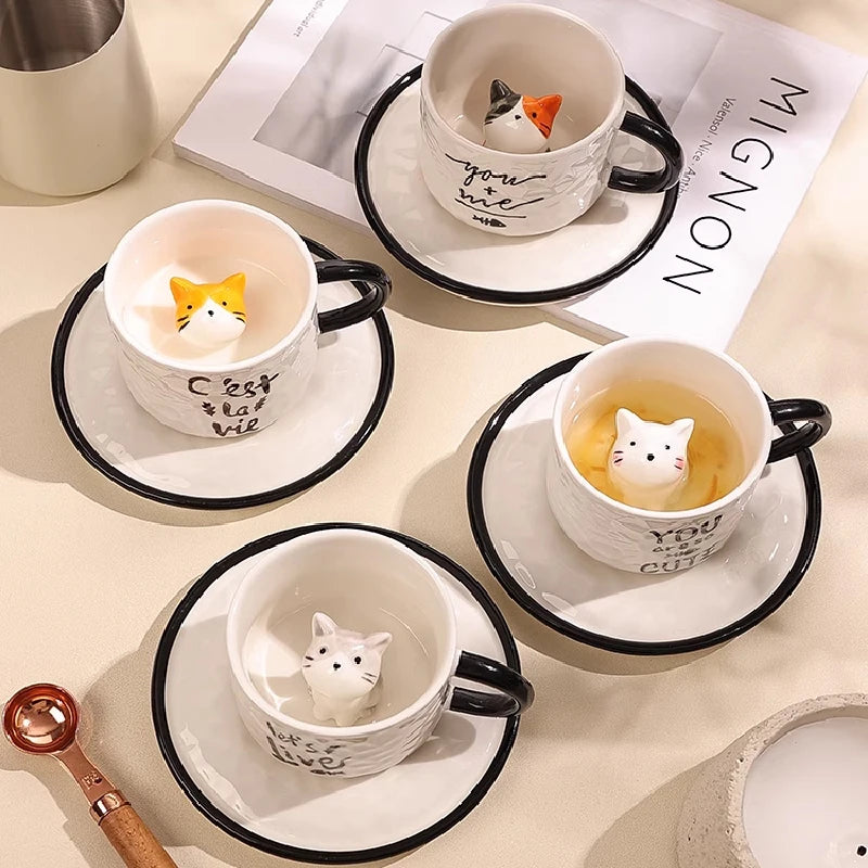 Set Gatito Desayuno